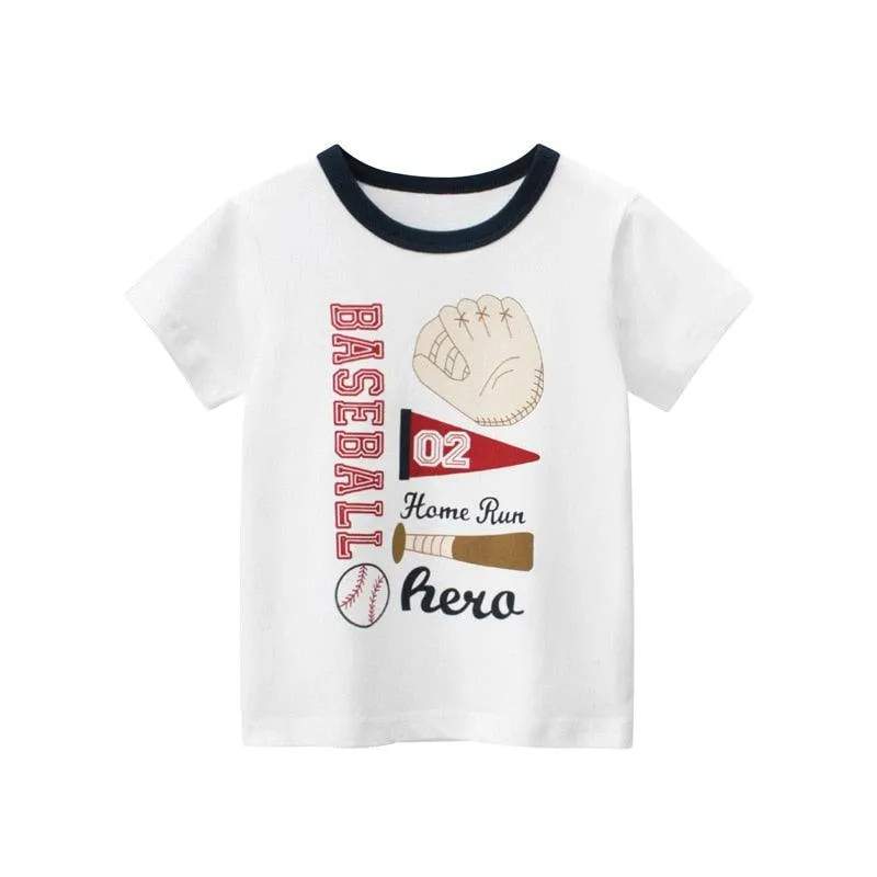 2-7T Toddler Summer Cotton Short Sleeve T-Shirt