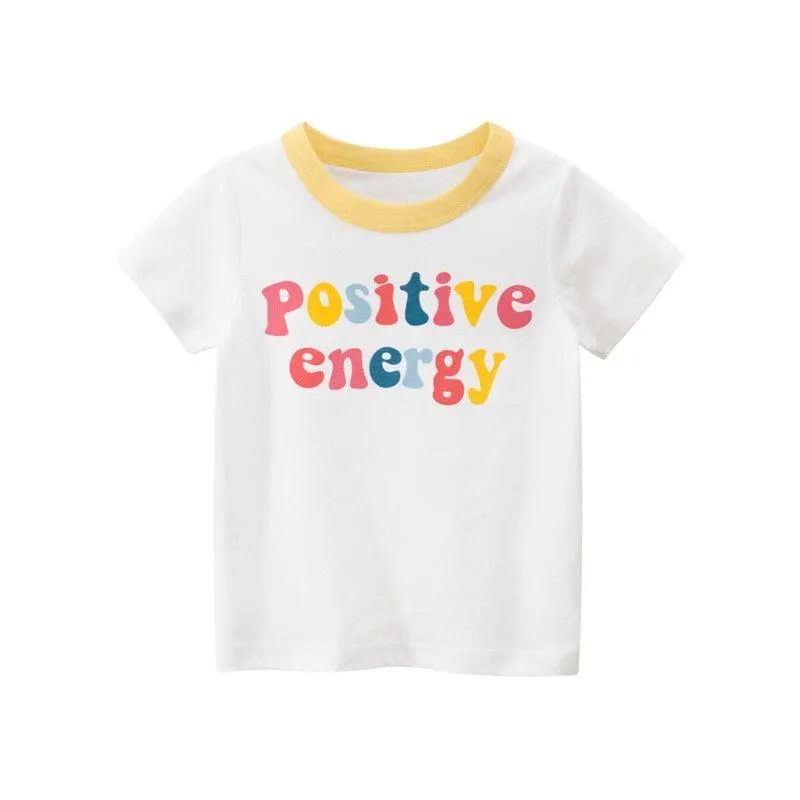 2-7T Toddler Summer Cotton Short Sleeve T-Shirt