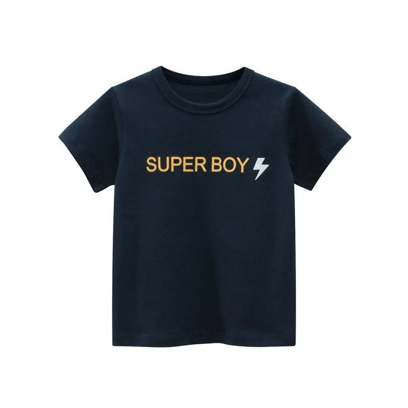 2-7T Toddler Summer Cotton Short Sleeve T-Shirt