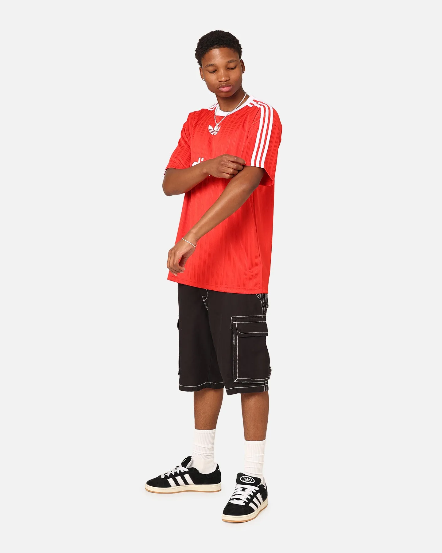 Adidas Adicolour T-Shirt Better Scarlet/White