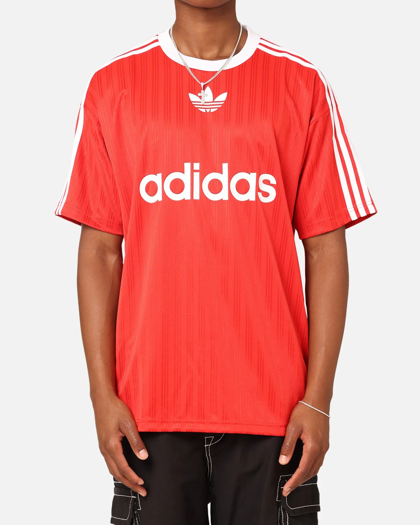 Adidas Adicolour T-Shirt Better Scarlet/White