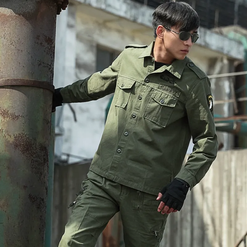 Airborne Safari Military Cargo Style Men Shirts