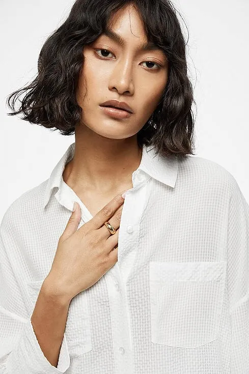 Anine Bing - Monica Blouse White