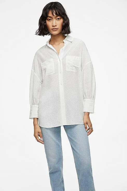 Anine Bing - Monica Blouse White