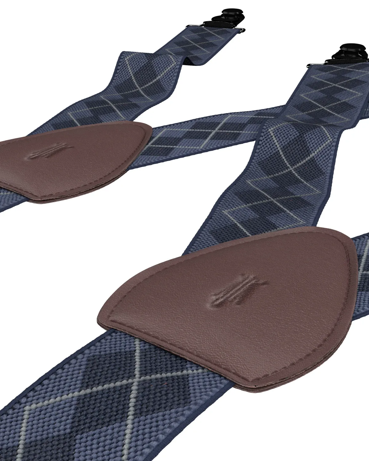 Ashford Navy/Cobalt Shirttail Garters