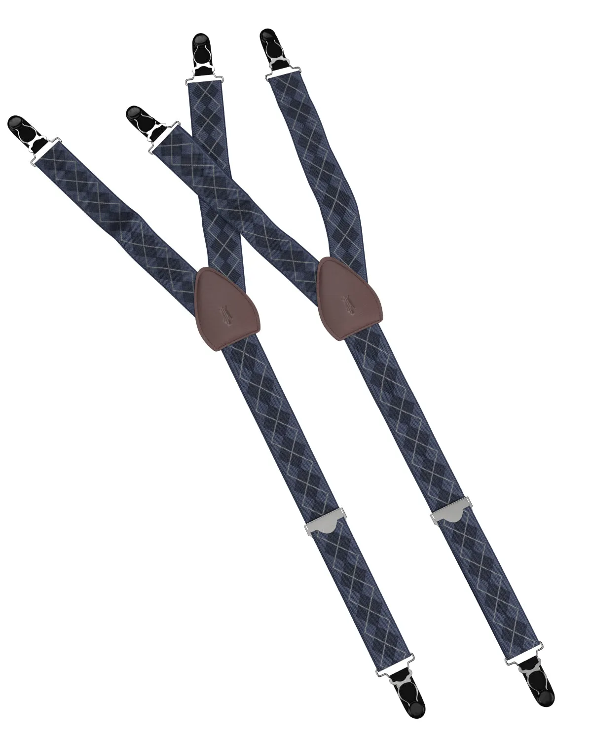 Ashford Navy/Cobalt Shirttail Garters
