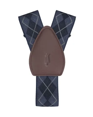 Ashford Navy/Cobalt Shirttail Garters