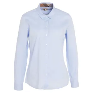 Barbour Derwent Ladies Shirt - Pale Blue/Primrose Hessian