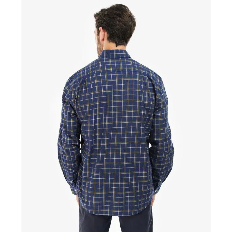 Barbour Pelton Mens Regular Fit Shirt - Navy
