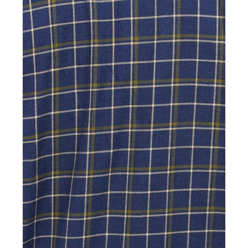 Barbour Pelton Mens Regular Fit Shirt - Navy