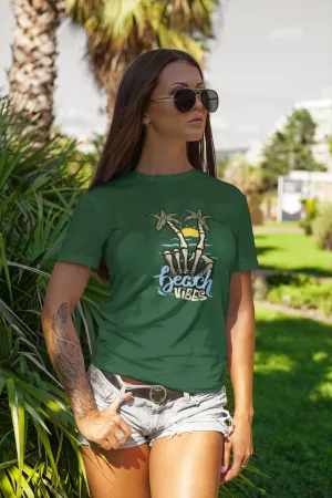 Beach Vibes Printed T-shirt for women