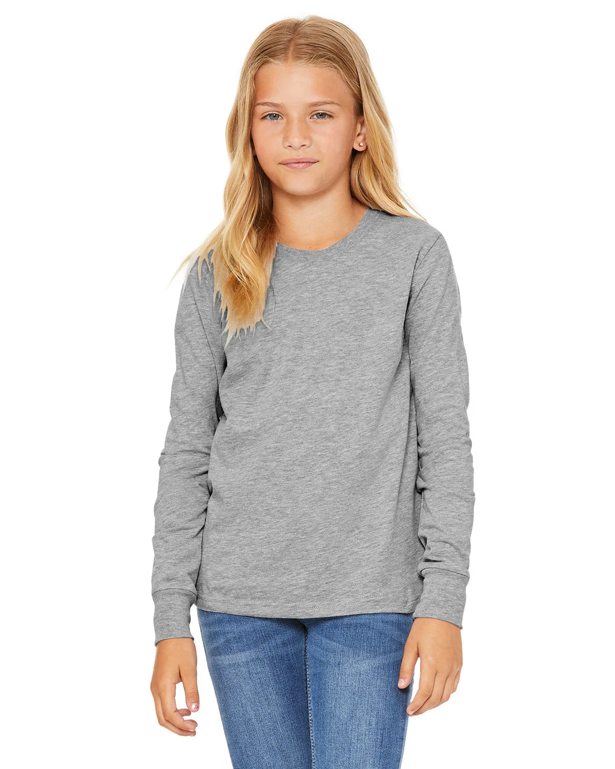Bella   Canvas 3501Y Youth Jersey Long-Sleeve T-Shirt