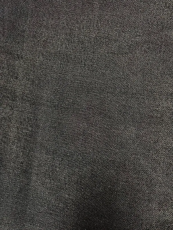 Black and Black Stretch Mesh Fabric