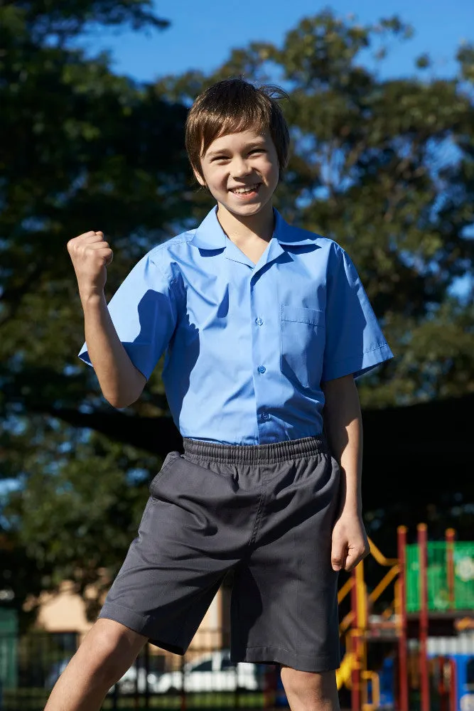 Boys Short Sleeve School Shirt