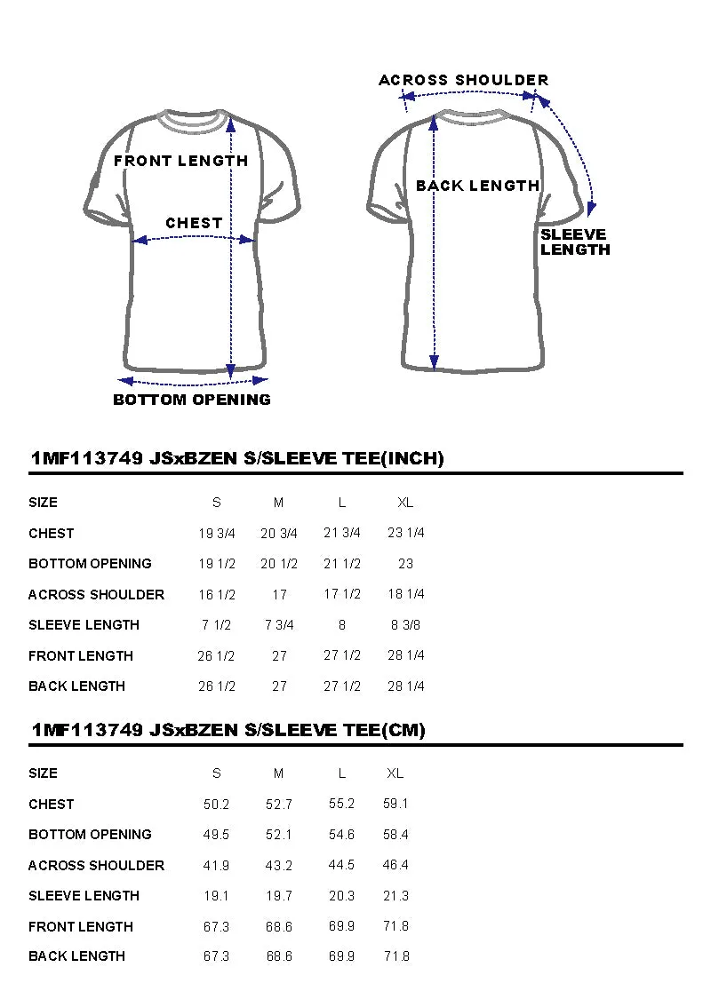 BZEN x JOE SCULL SHORT SLEEVE TEE SLIM FIT 180GSM JERSEY- BLACK GOLD JOE SCULL FONT TYPE