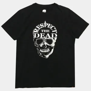 BZEN x JOE SCULL SHORT SLEEVE TEE SLIM FIT 180GSM JERSEY- BLACK RESPECT THE DEAD