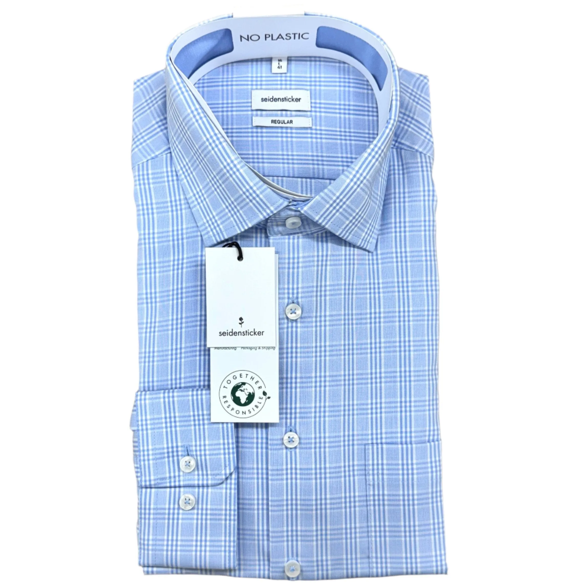 Checked Blue Shirt