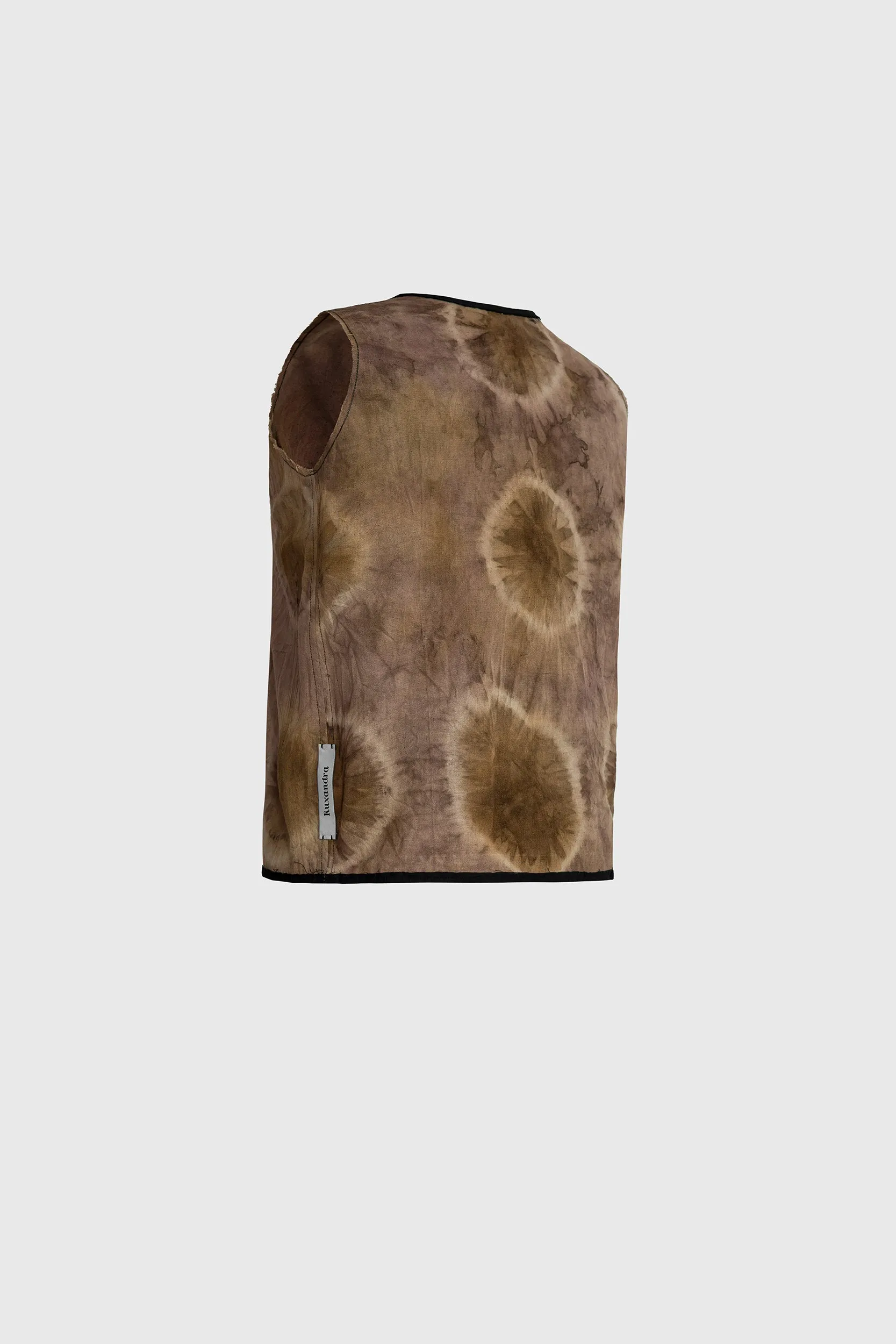 Earth Tones Shibori Top