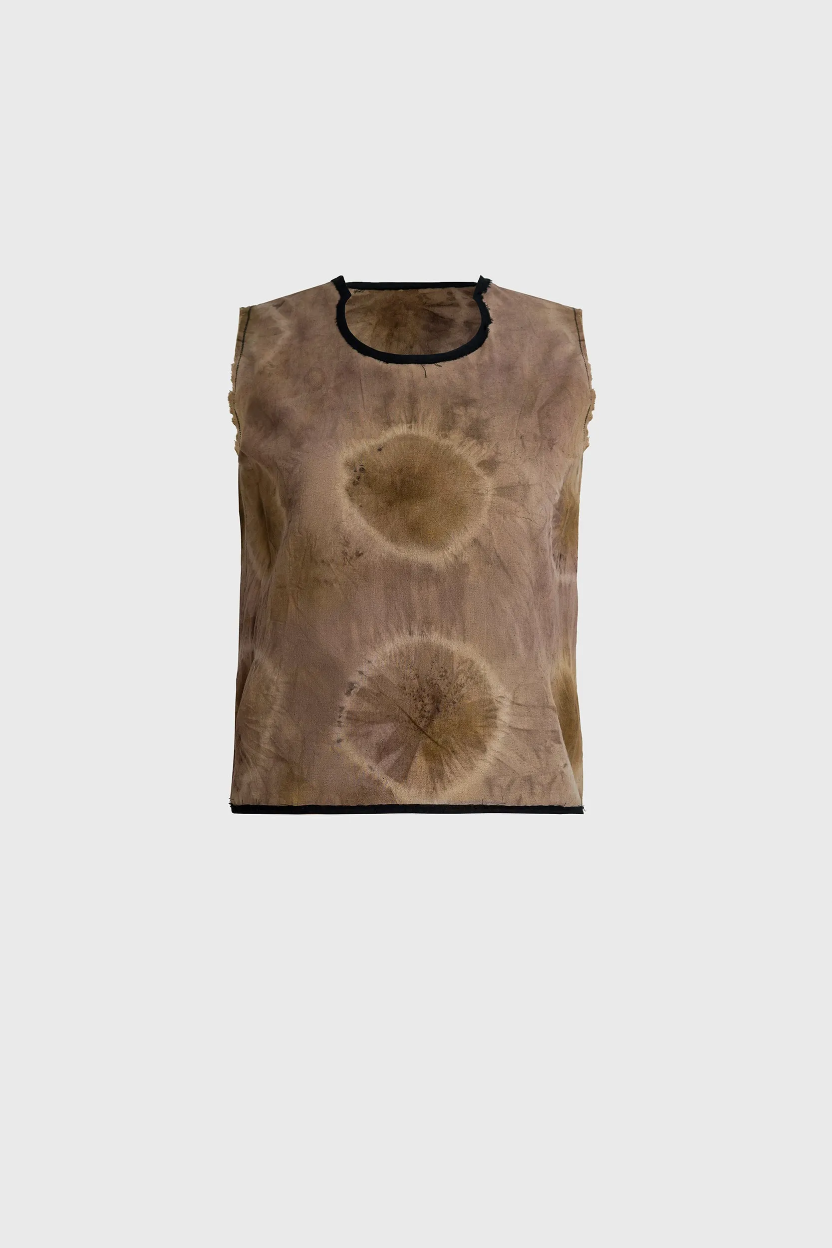 Earth Tones Shibori Top
