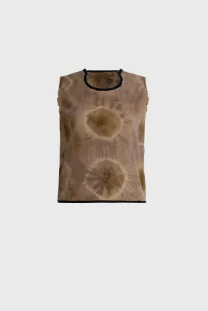 Earth Tones Shibori Top