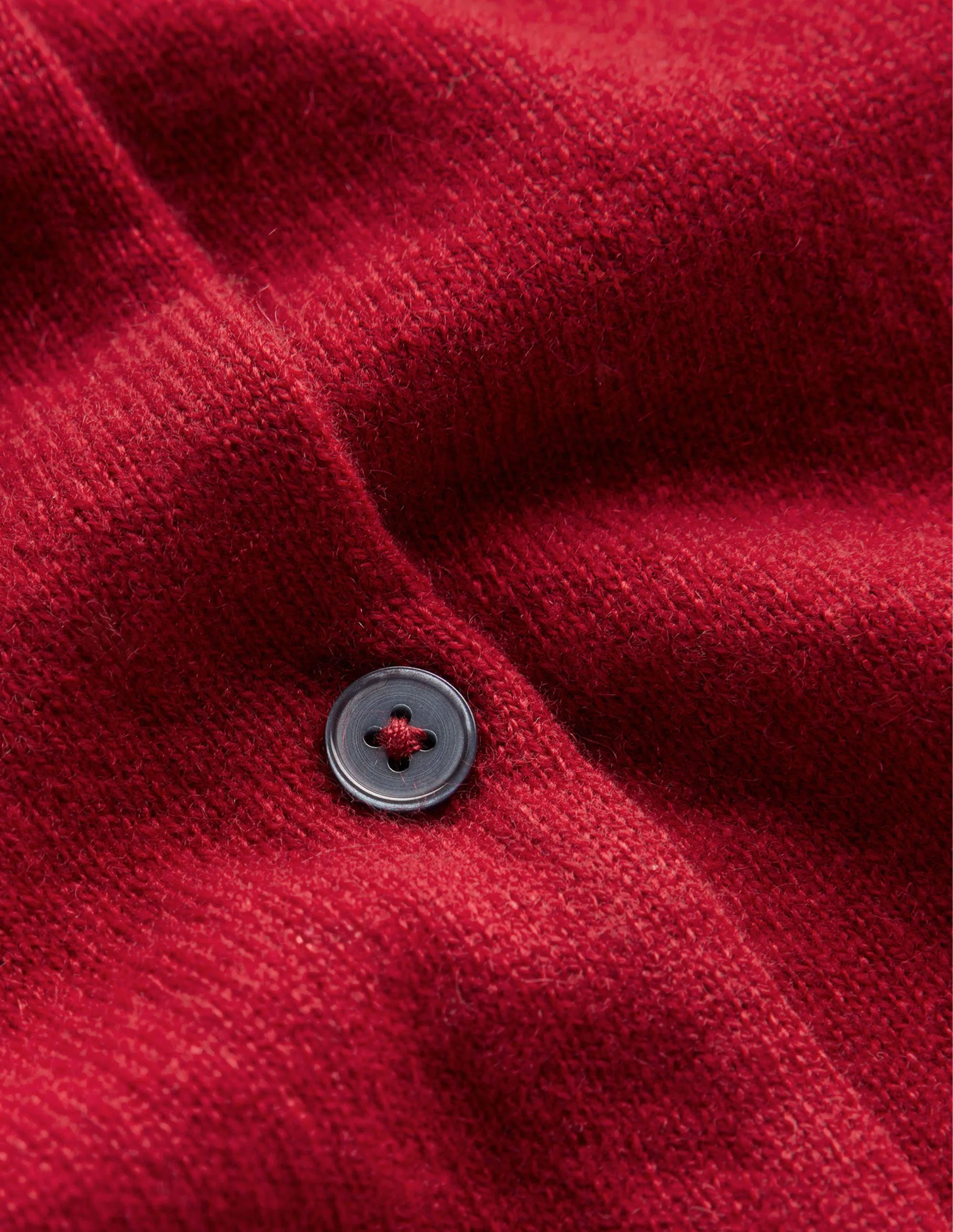 Eva Cashmere Crew Cardigan-Salsa