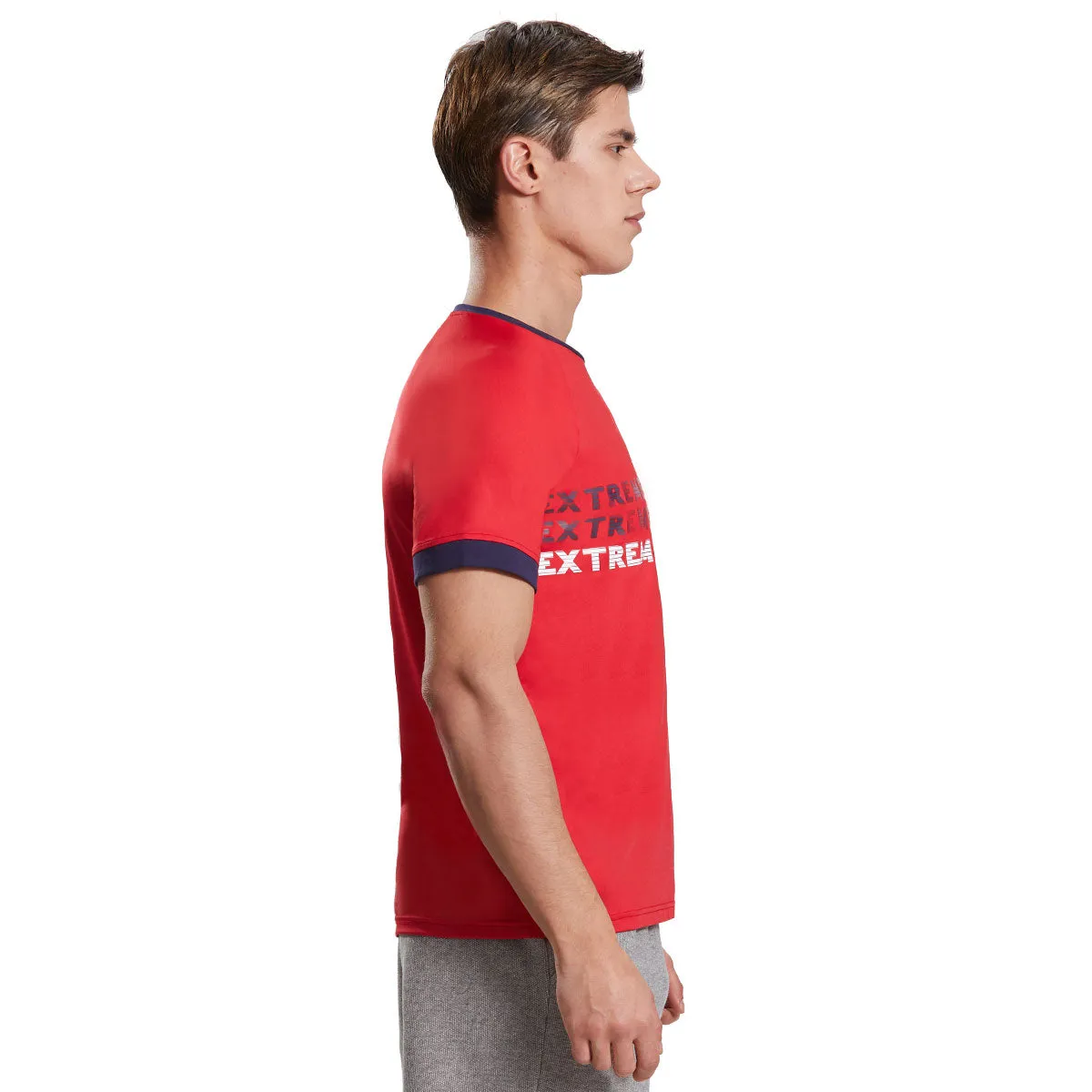 Extreme Pop Mens Raglan Sleeve T-shirts Summer Sports Top Dri-Fit