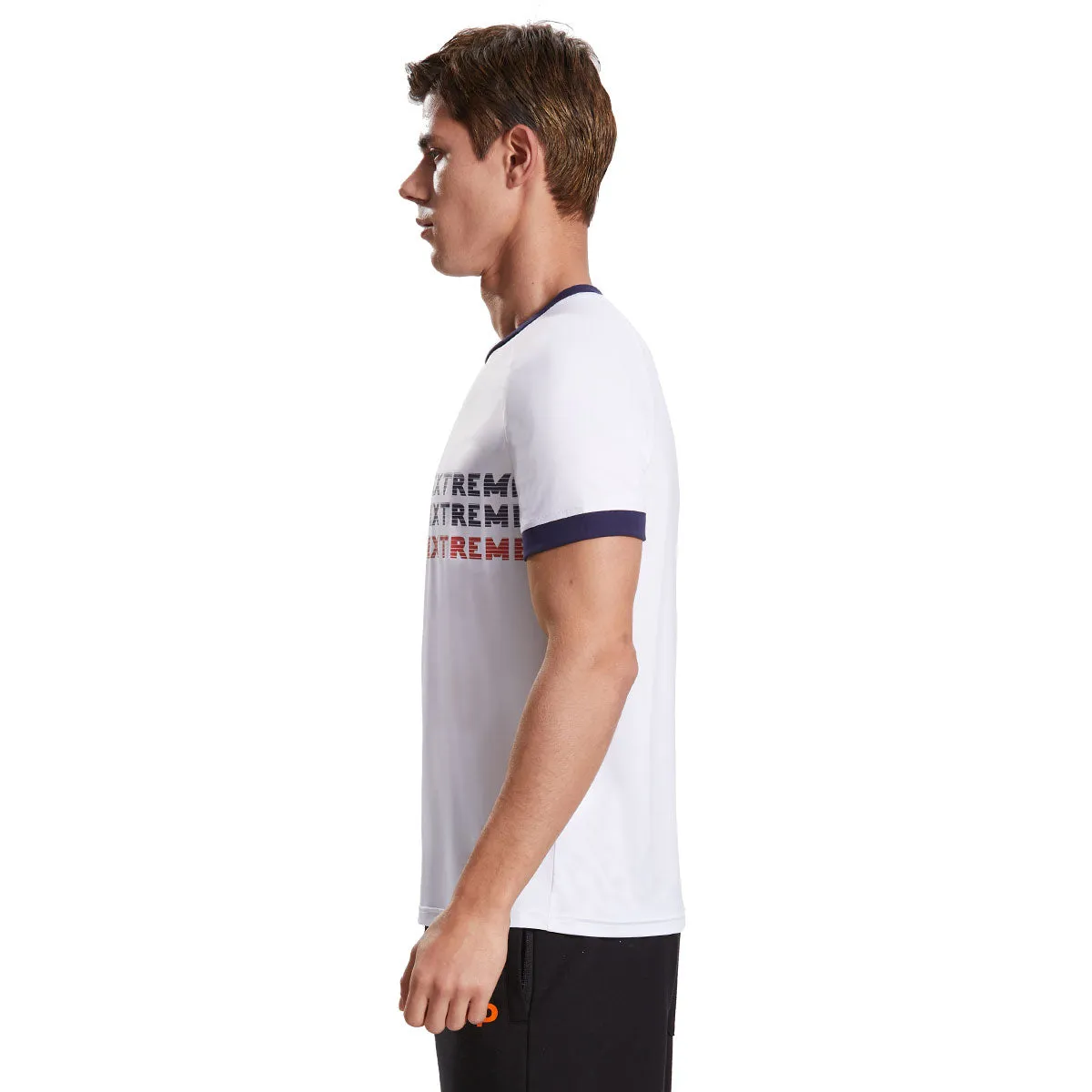 Extreme Pop Mens Raglan Sleeve T-shirts Summer Sports Top Dri-Fit
