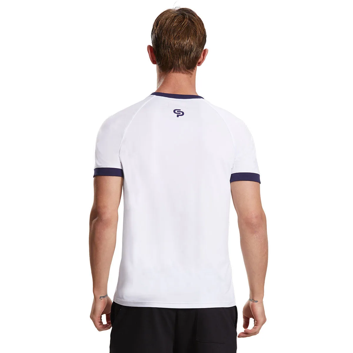 Extreme Pop Mens Raglan Sleeve T-shirts Summer Sports Top Dri-Fit