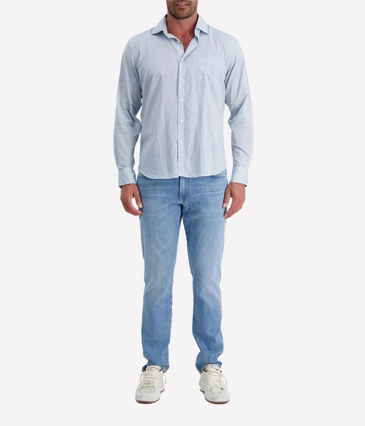 *FINAL SALE* Paul Woven Shirt in Green