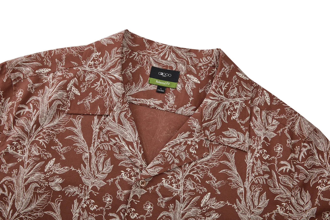 Forest All Over Print Casual Shirt in Relaxed Fit