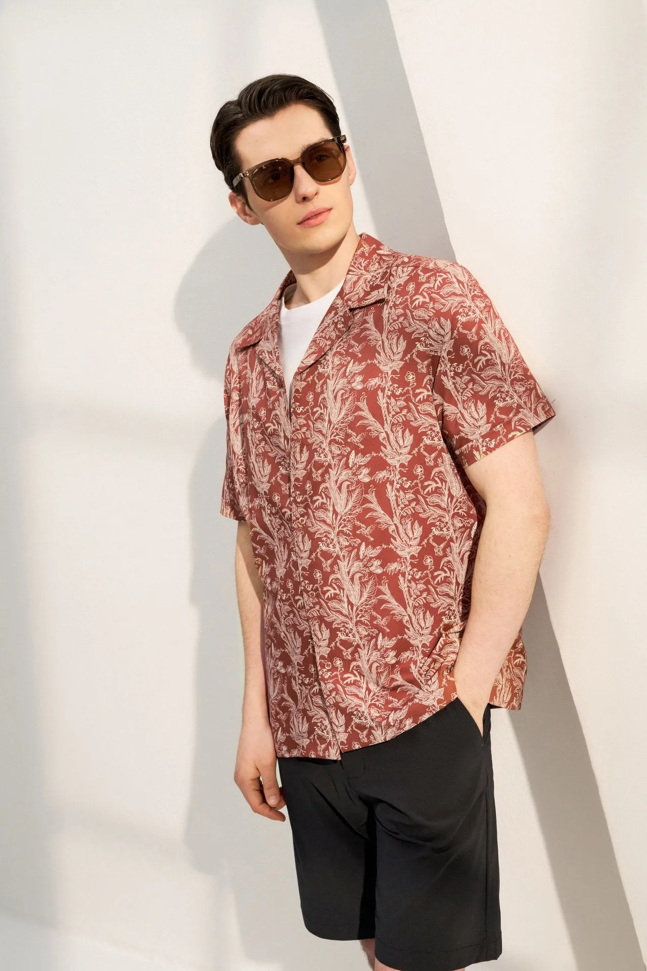 Forest All Over Print Casual Shirt in Relaxed Fit