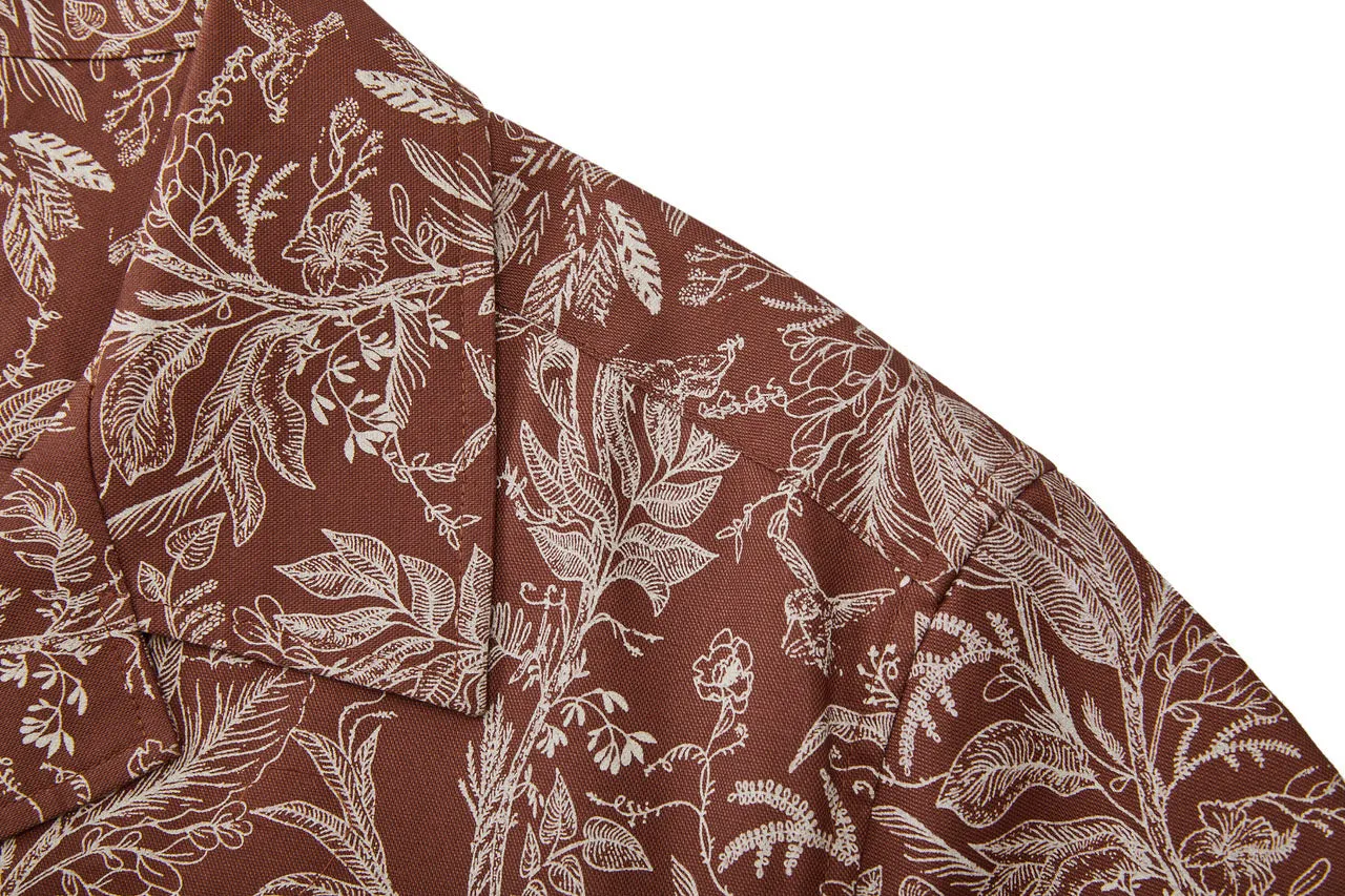 Forest All Over Print Casual Shirt in Relaxed Fit