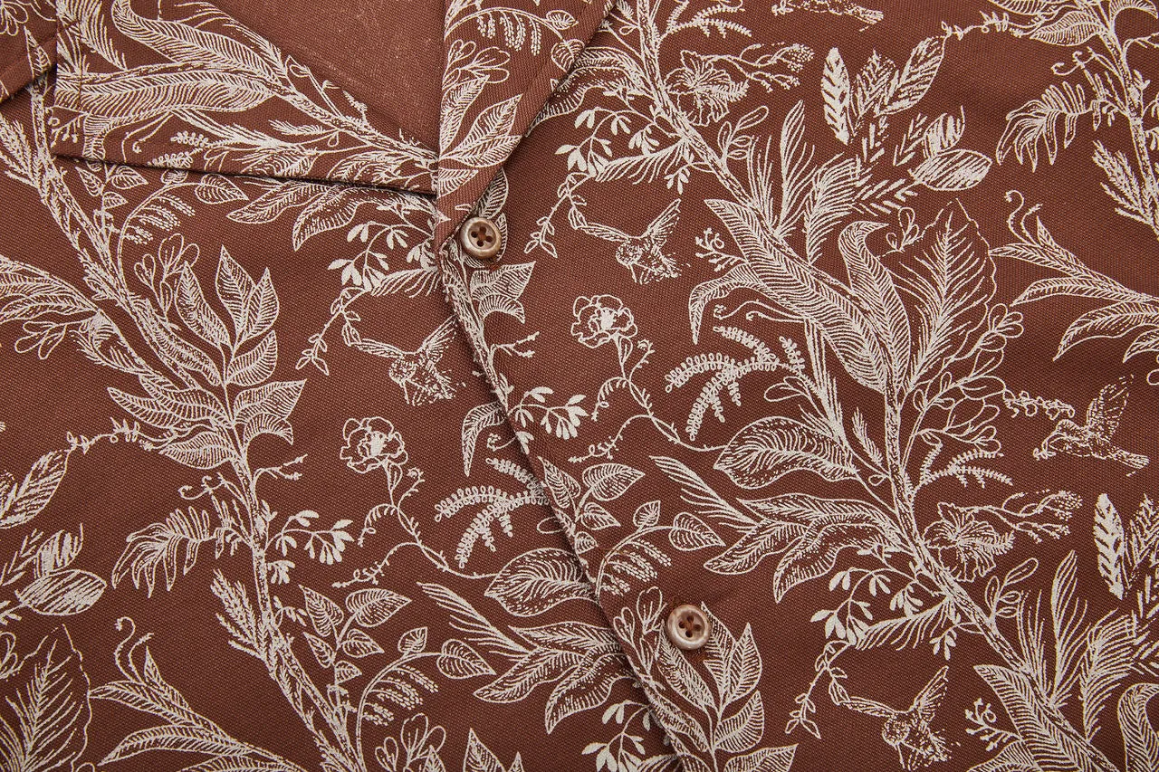 Forest All Over Print Casual Shirt in Relaxed Fit