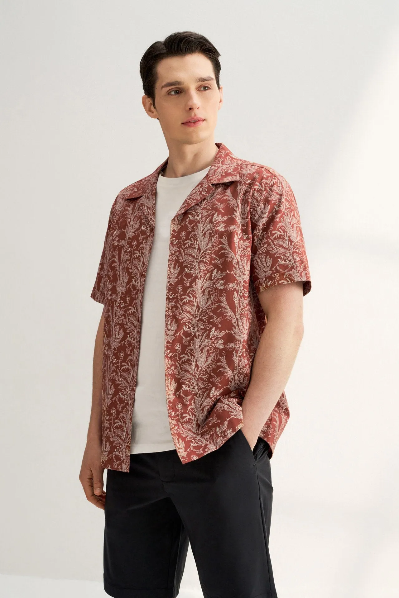 Forest All Over Print Casual Shirt in Relaxed Fit