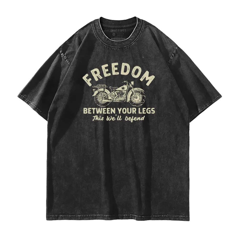 Freedom Between Your Legs Washed T-Shirt