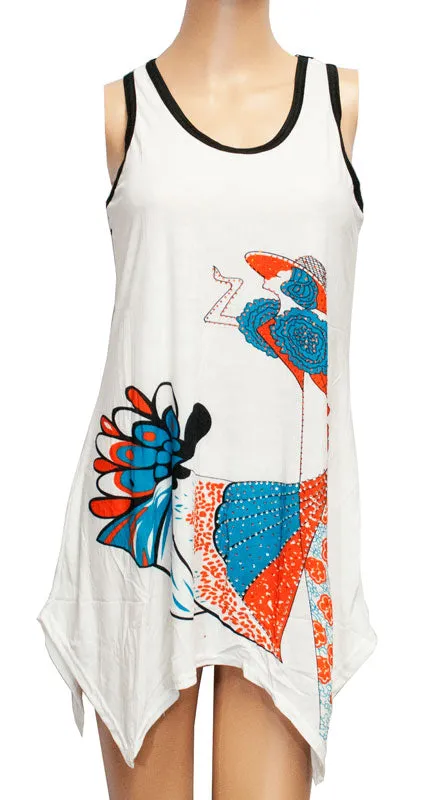 Girls Casual Sleeveless Tunic Top
