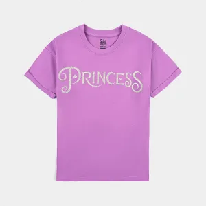 Girls Cotton Jersey T-Shirt H/S Princess