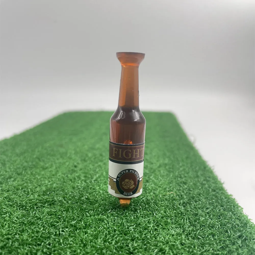 Golf Tees Beer Bottle Style Resin Recyclable Material