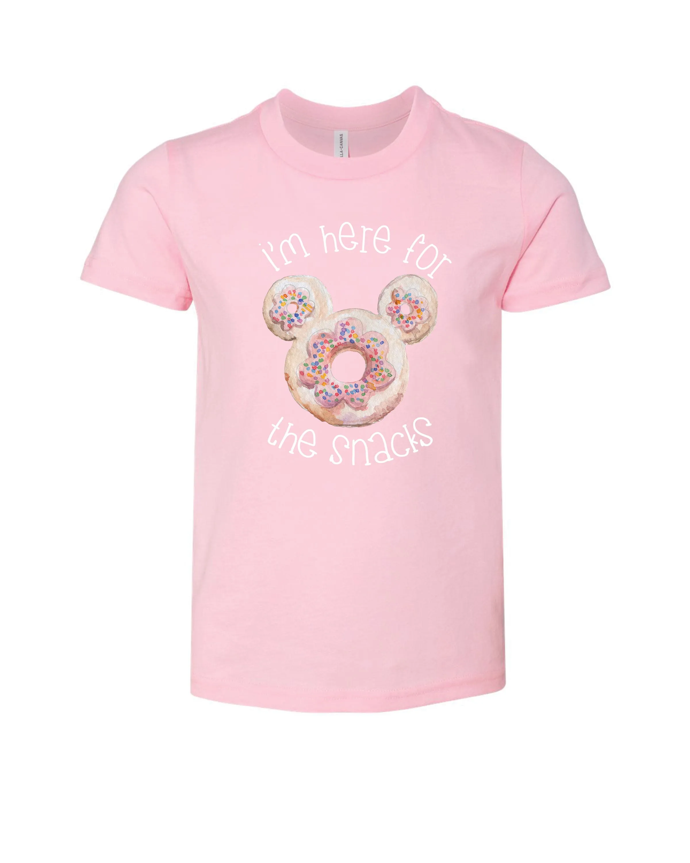 Here For The Snacks | Kids Tee