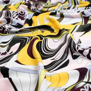 Ice Wash Prints Design-692 Yellow & Grey