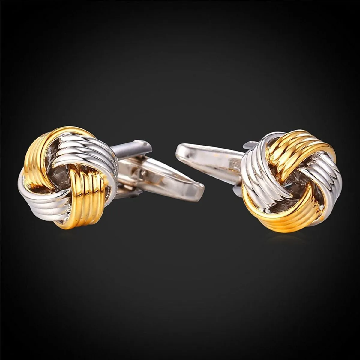 Knott Gold Knot Cufflinks In Box