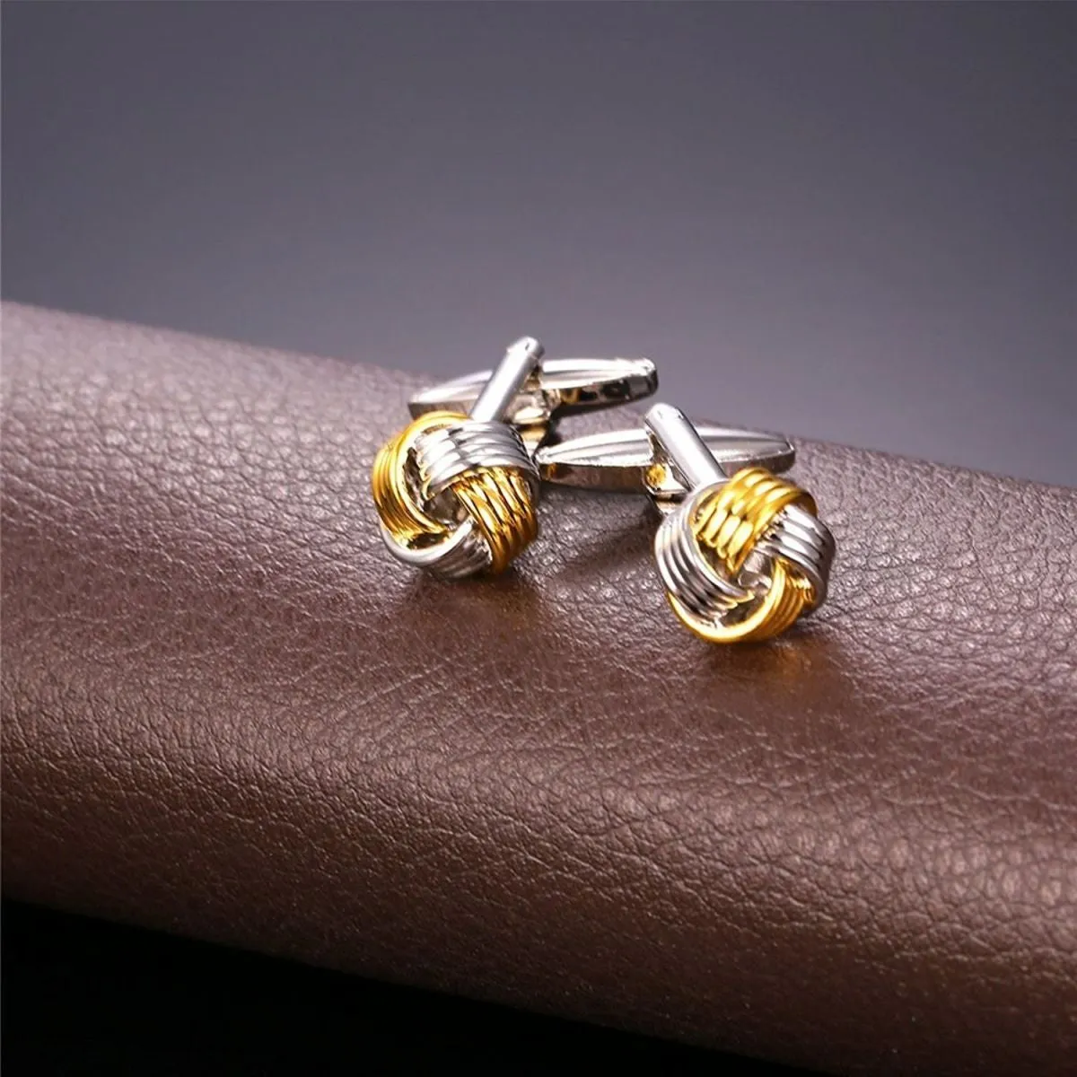 Knott Gold Knot Cufflinks In Box