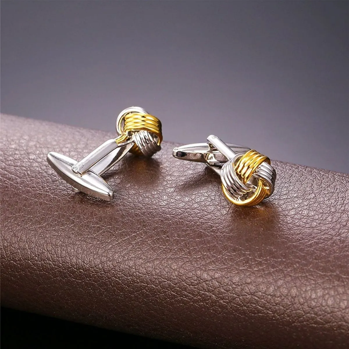 Knott Gold Knot Cufflinks In Box