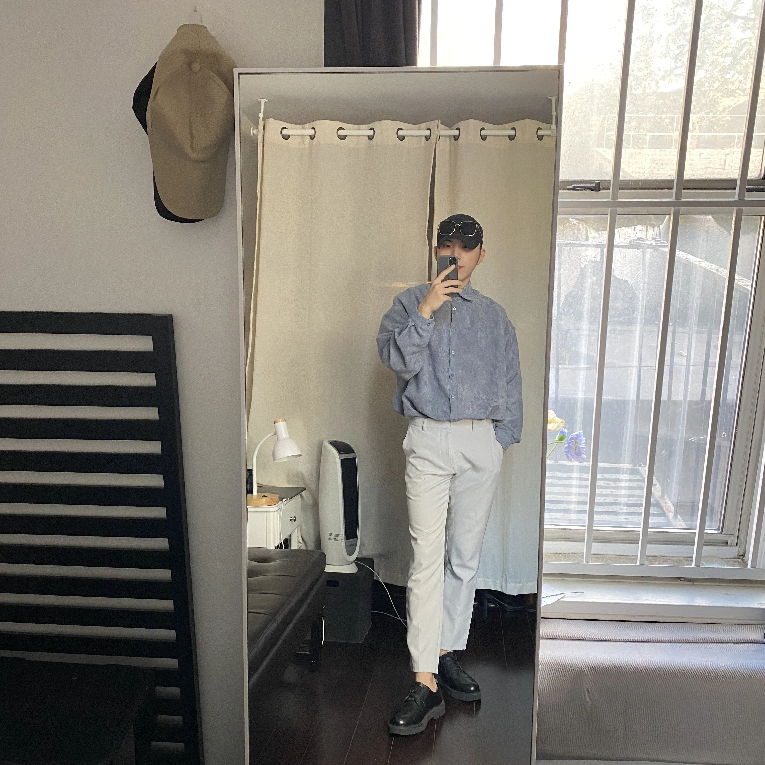 [Korean Style] Bella Corduroy Unisex Oversized Shirts