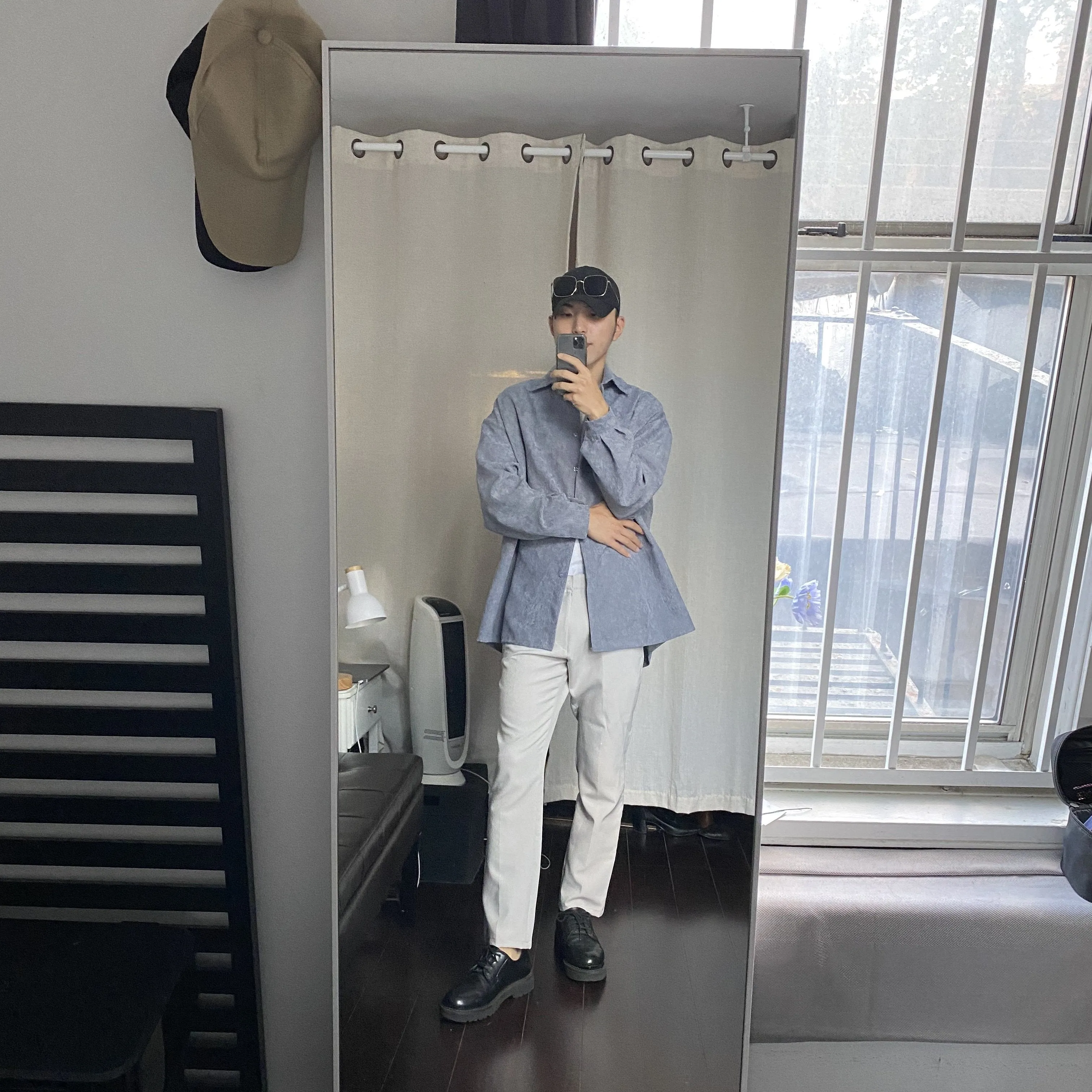[Korean Style] Bella Corduroy Unisex Oversized Shirts