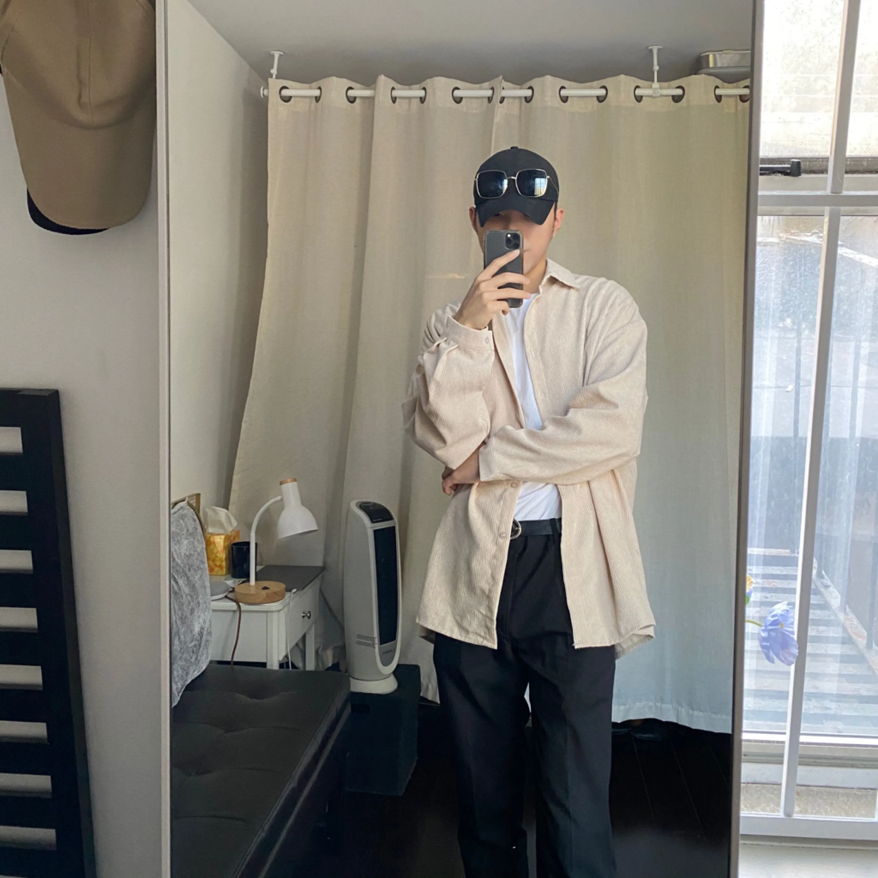 [Korean Style] Bella Corduroy Unisex Oversized Shirts