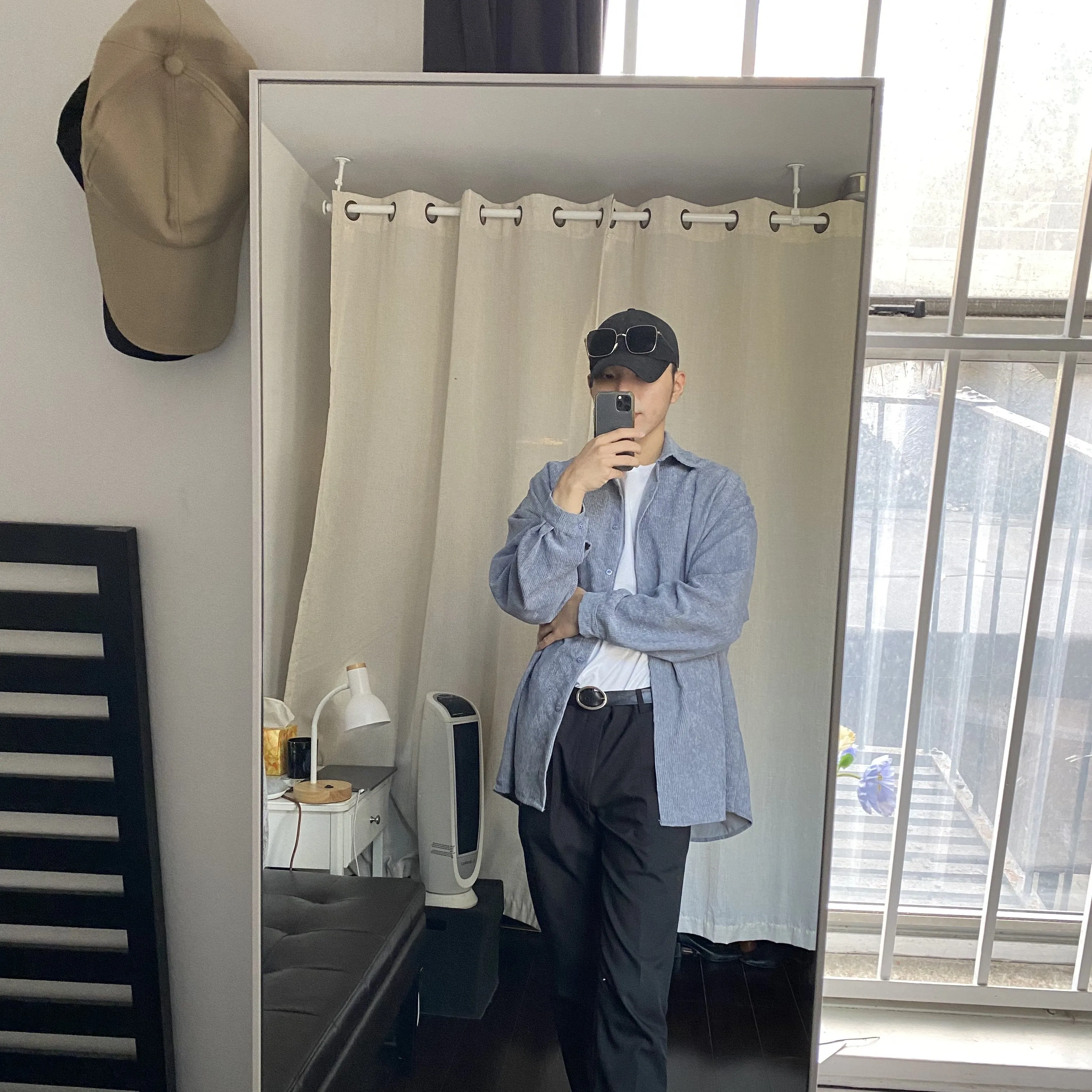[Korean Style] Bella Corduroy Unisex Oversized Shirts