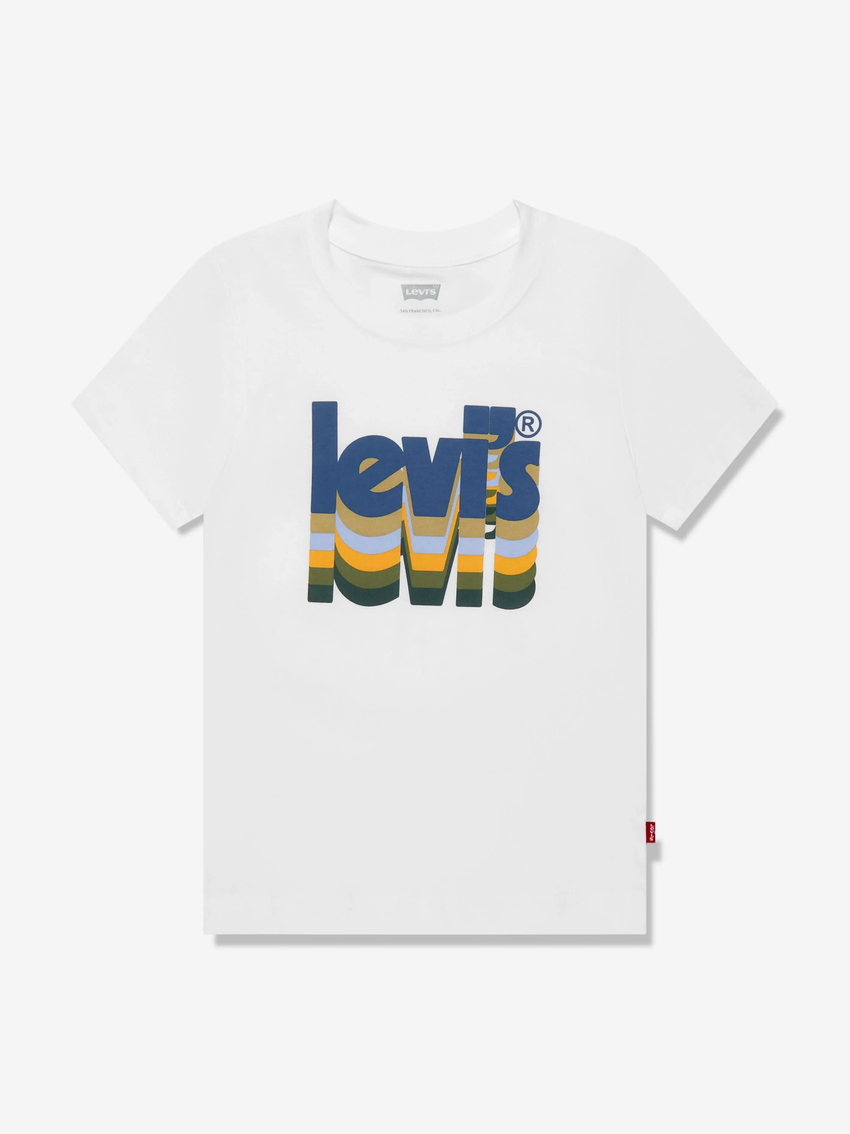 Levi's Wear Boys Layered Poster Logo T-Shirt in Black
