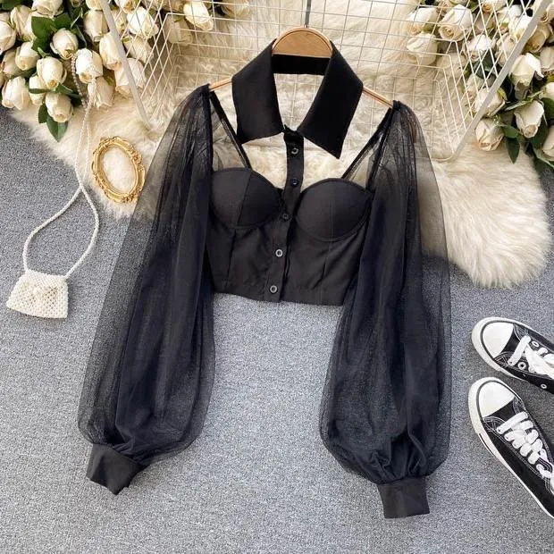 Liabella Puffed Sleeve Blouse