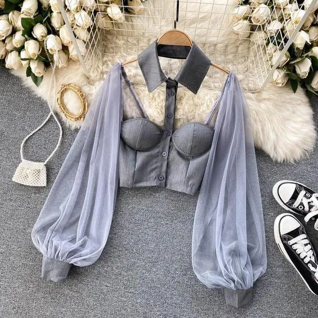 Liabella Puffed Sleeve Blouse